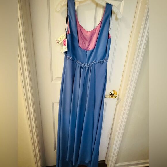 ARIANNA by Rachel Kaye size 8, long formal blue dress NWT - Picture 3 of 4